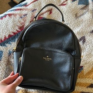 Leather Kate spade backpack